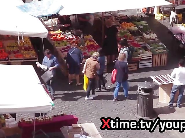 Hot Italian redhead gets cum in mouth 