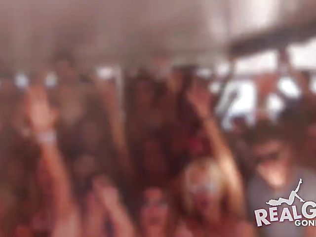 Drunk amateur girls get naked in the sea