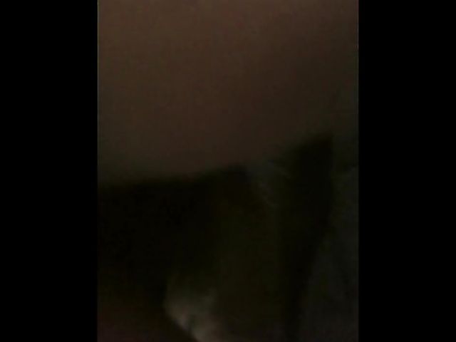 Real amateur with juicy titties fucking in panties