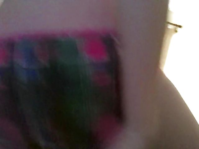 Real amateur with juicy titties fucking in panties