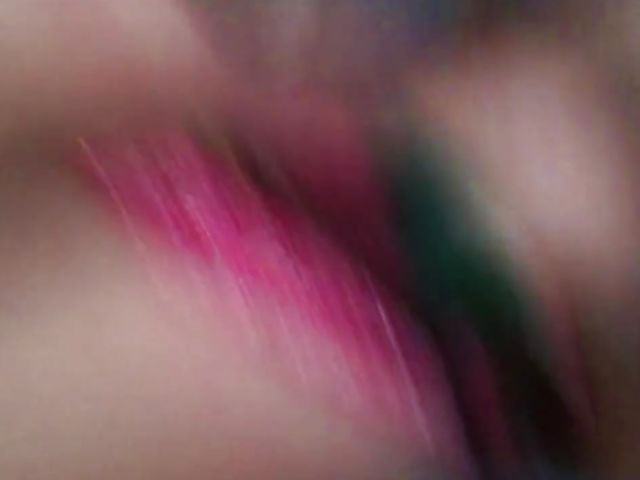 Real amateur with juicy titties fucking in panties