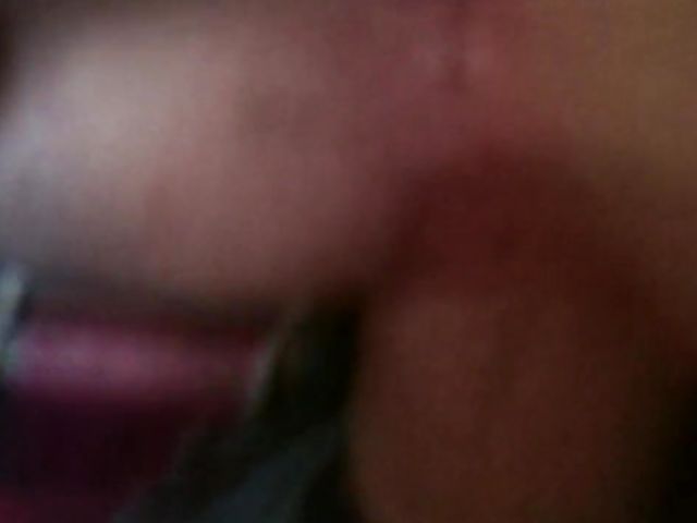 Real amateur with juicy titties fucking in panties