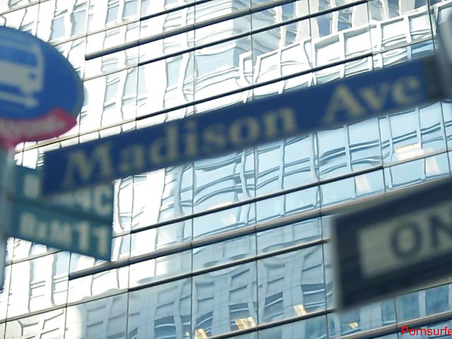 Glassed redhead blowjob and cum on belly