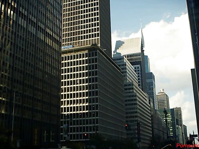 Glassed redhead blowjob and cum on belly