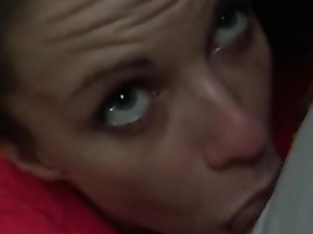 Homemade blowjob in POV on cell phone 