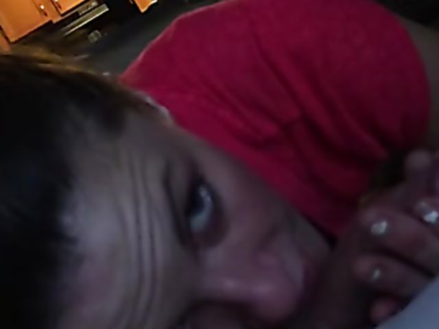 Homemade blowjob in POV on cell phone 