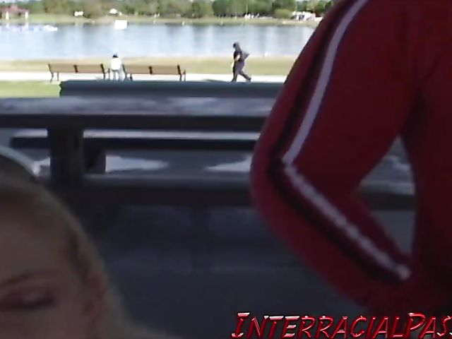 Black thick cock for a charming blonde