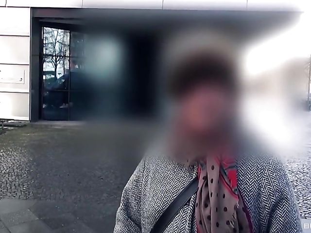 Blonde big tits babe gets railed for cash