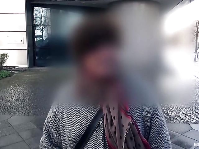 Blonde big tits babe gets railed for cash