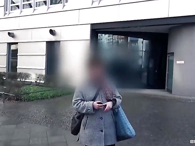 Blonde big tits babe gets railed for cash