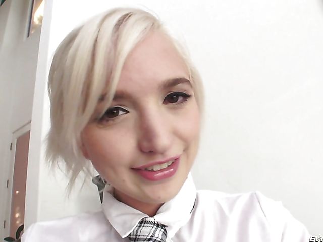 Hardcore anal with blonde schoolgirl Eliza Jane