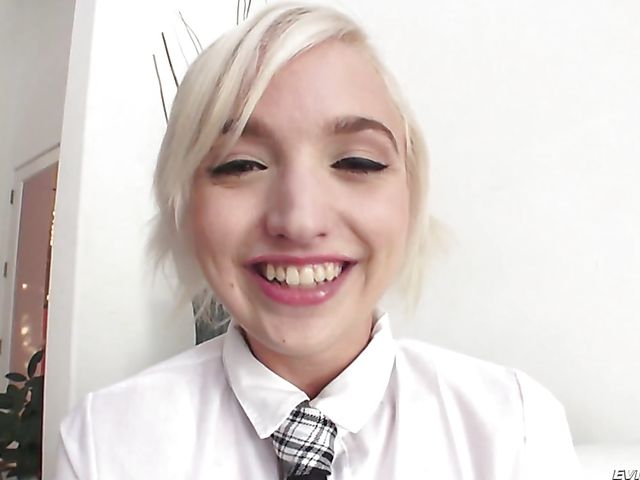 Hardcore anal with blonde schoolgirl Eliza Jane