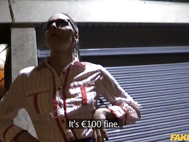 Fake cop fucks tattooed Spanish babe Jessica Vamp