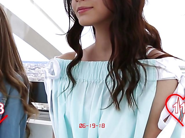 Nedda Y and Ariel orgasm high in the sky