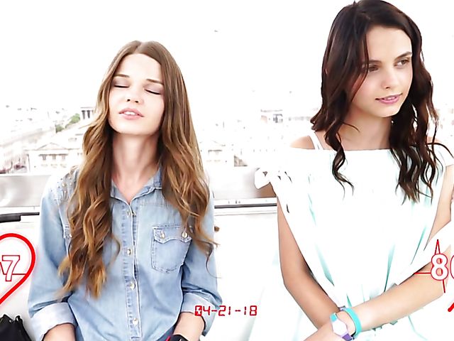 Nedda Y and Ariel orgasm high in the sky