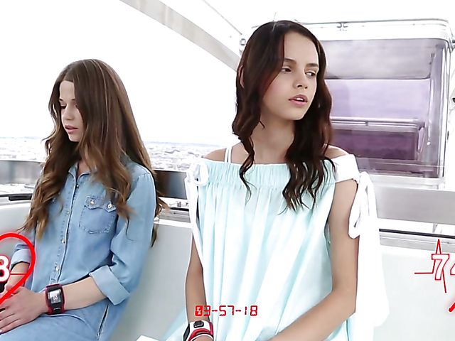 Nedda Y and Ariel orgasm high in the sky