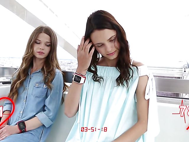 Nedda Y and Ariel orgasm high in the sky