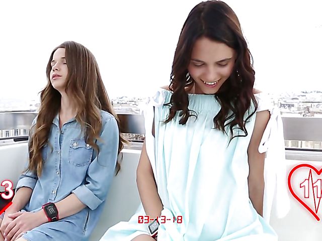 Nedda Y and Ariel orgasm high in the sky