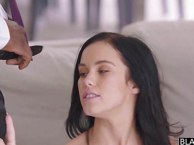 Sexy Megan Rain interracial double pounding