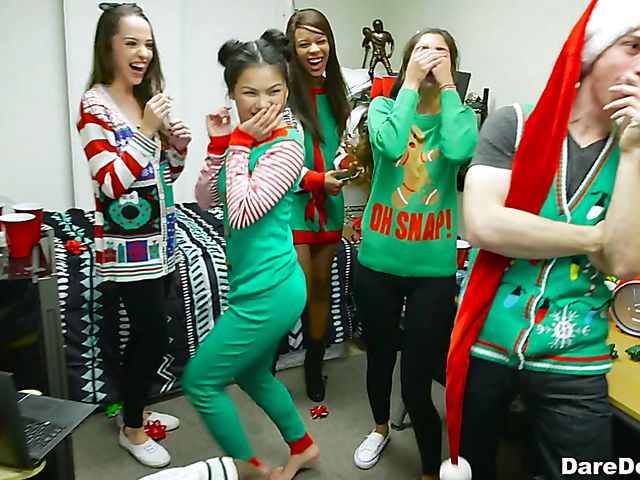 Party orgy in the dorm with Cindy Starfall and Katya Rodriguez