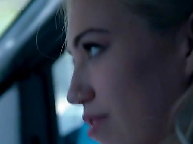 Small tits blonde fucks a black boy