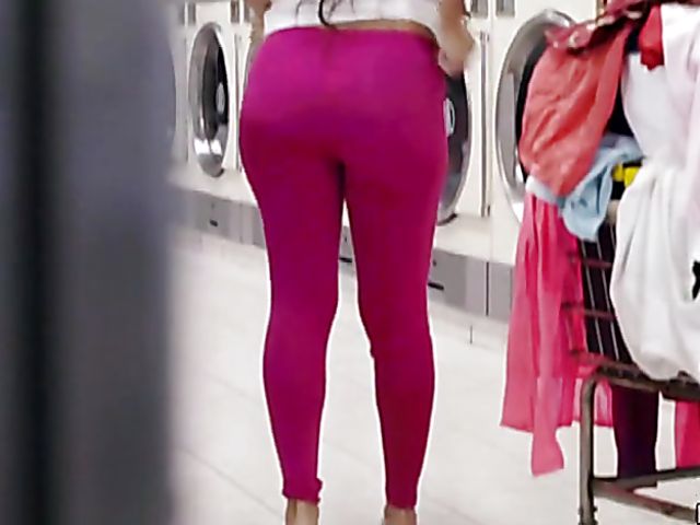 Laundry fuck with hairy teen Annika Eve