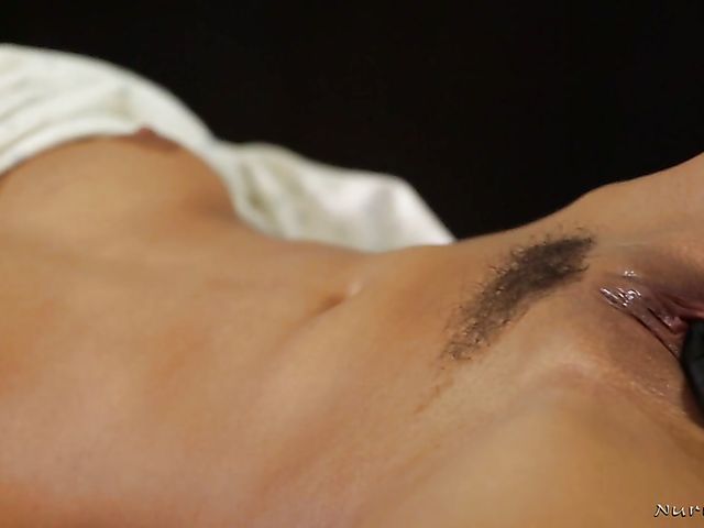 Pussy massage for nice brunette Amara Romani