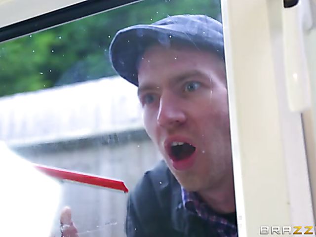 Big white cock for busty Patty Michova