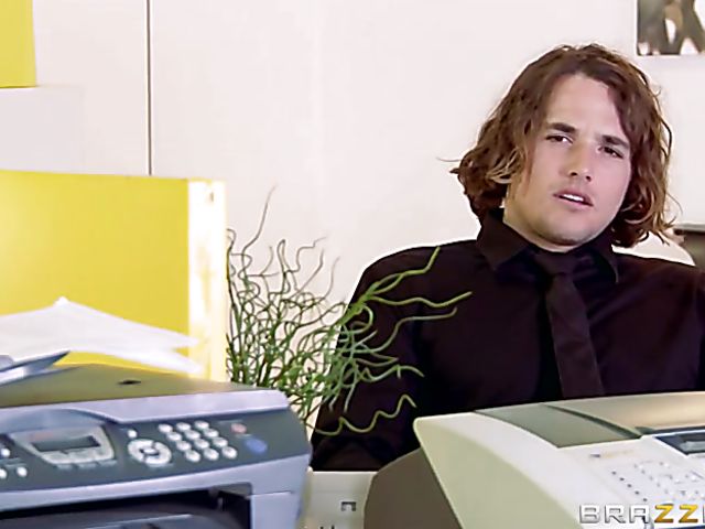 Busty Audrey Bitoni office fucking with a co-worker