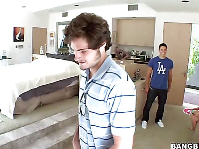 Three blonde orgy with amazing Nicole Aniston