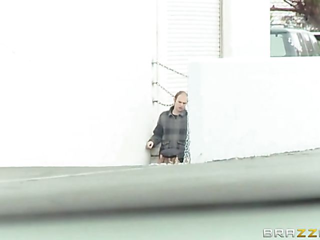 Gorgeous Samantha Saint with fake boobs gets busted