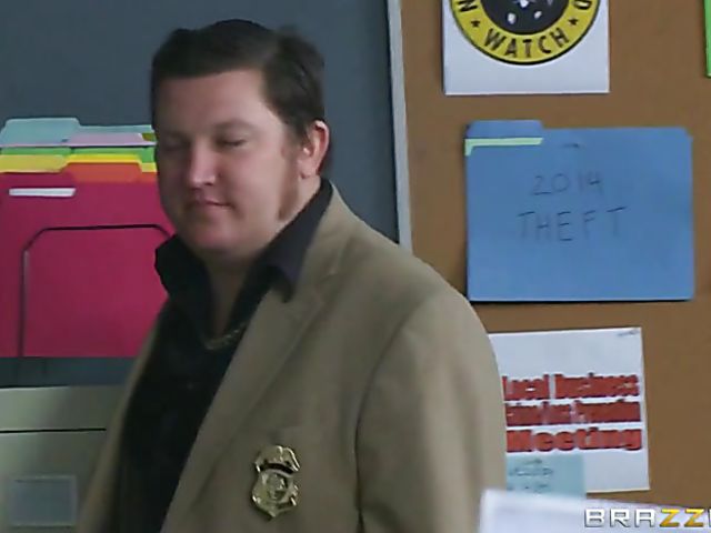 Gorgeous Samantha Saint with fake boobs gets busted