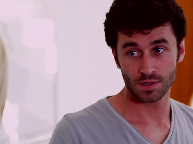 Blonde with fake tits Riley Steele massaged and nailed