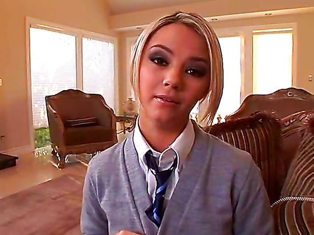 Big titty schoolgirl Ashlynn Brooke POV fucked