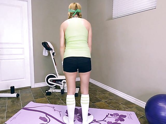 Gym fuck with big breasted blonde Katie Banks