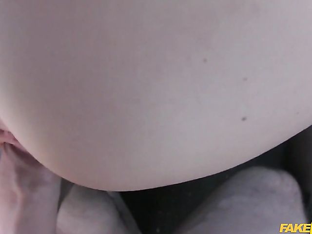 Fake taxi shagging with green haired Madison Phoenix