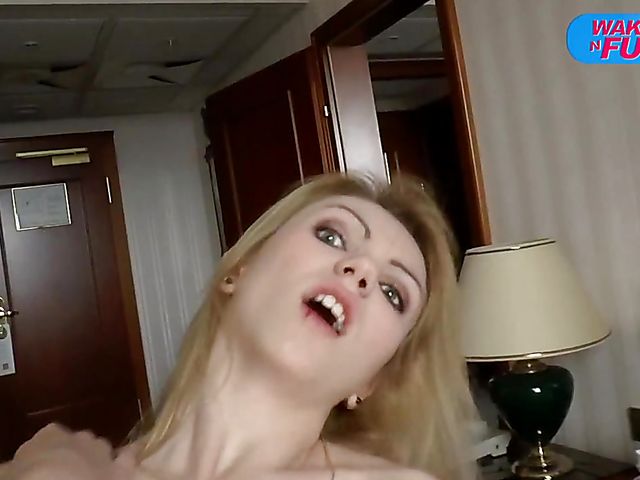 Beatrix Glover takes two rods and gets ass fucked in the morning