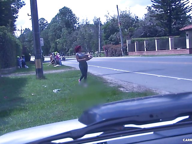 Busty redhead Ivana Ramirez from Spain gets railed