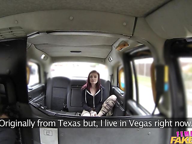 Lesbian car sex in a taxi with Ava Austen and Chloe Carter