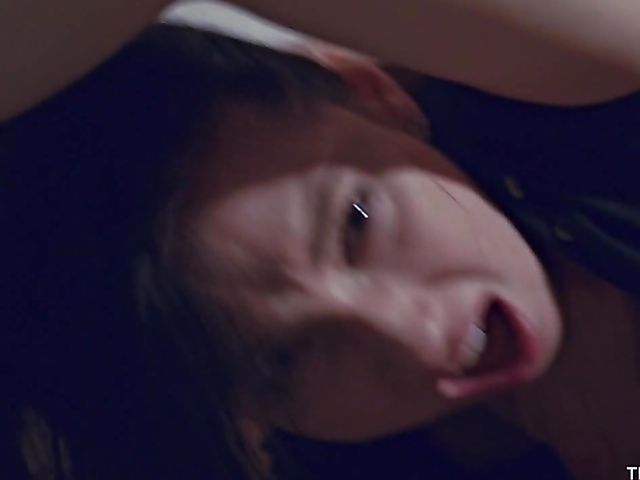 Young teen in golf uniform Aria Alexander gets nailed