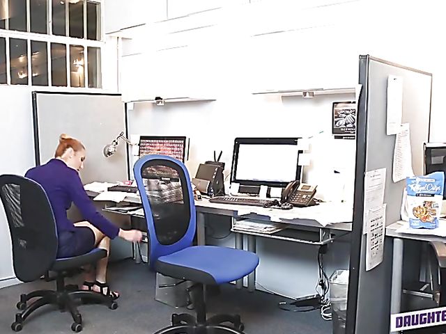 Office sex with Gigi Flame and Katalina Mills