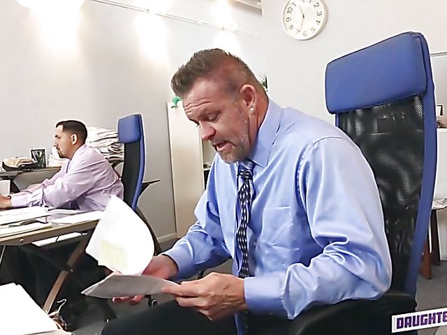 Office sex with Gigi Flame and Katalina Mills