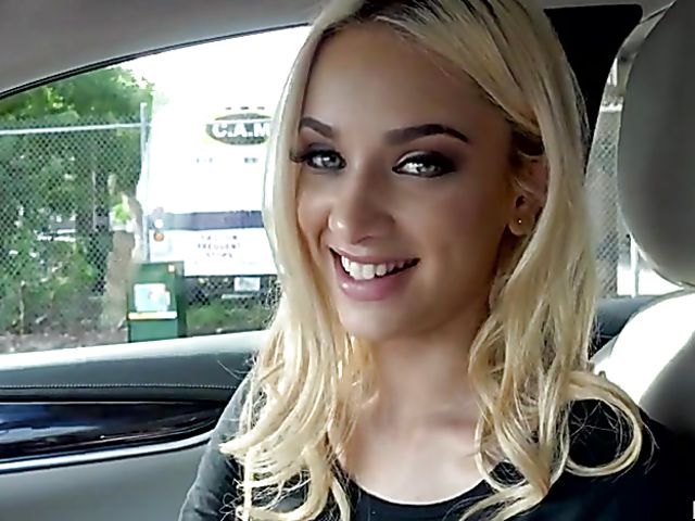 Hot teen Uma Jolie sucks and fucks in the car