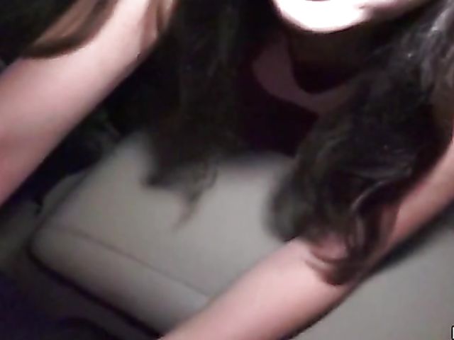 Car fuck with brunette in pink Gia Paige