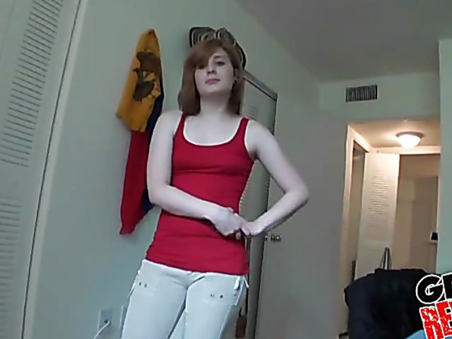 Redhead girlfriend Sadie Kennedy gets humped POV