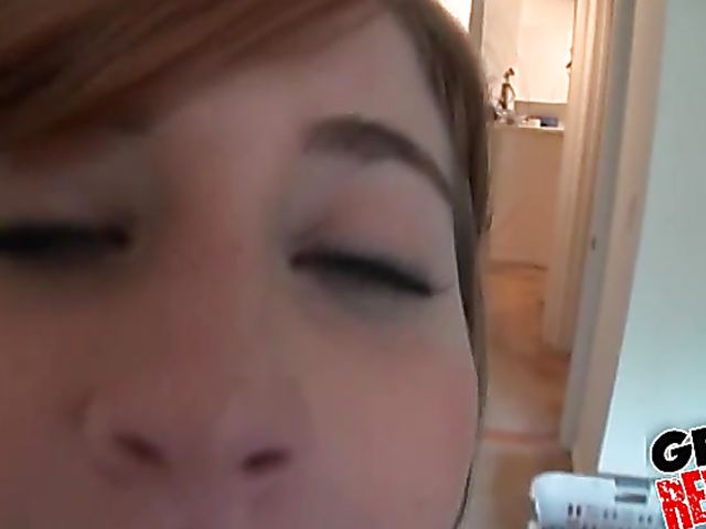 Redhead girlfriend Sadie Kennedy gets humped POV