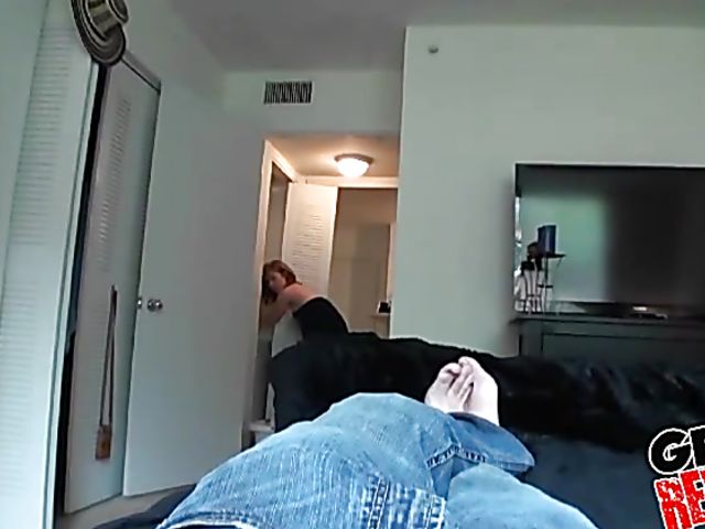 Redhead girlfriend Sadie Kennedy gets humped POV