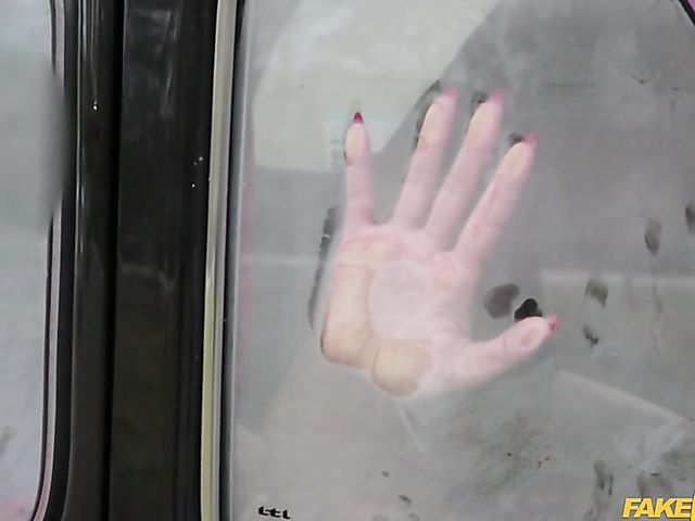 Big tits Czech lady Barbara Bieber gets screwed in a taxi