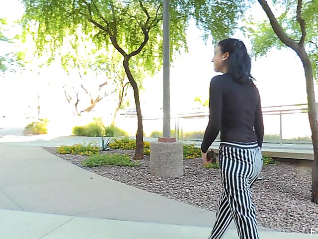 Public flashing with playful babe Chloe