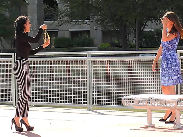 Public flashing with playful babe Chloe